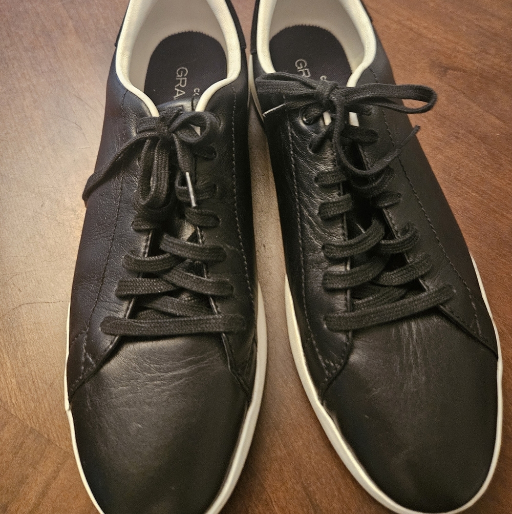 Cole Haan Grandpro Womens Black Leather Sneaker 11